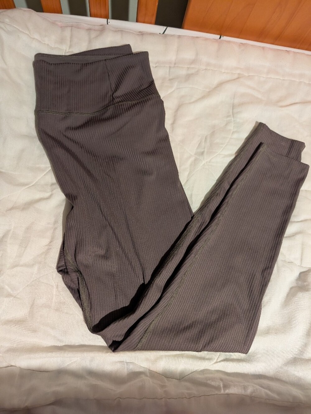 girlfriend collective Ribbed 28" High Rise Leggings in Cypress XXL